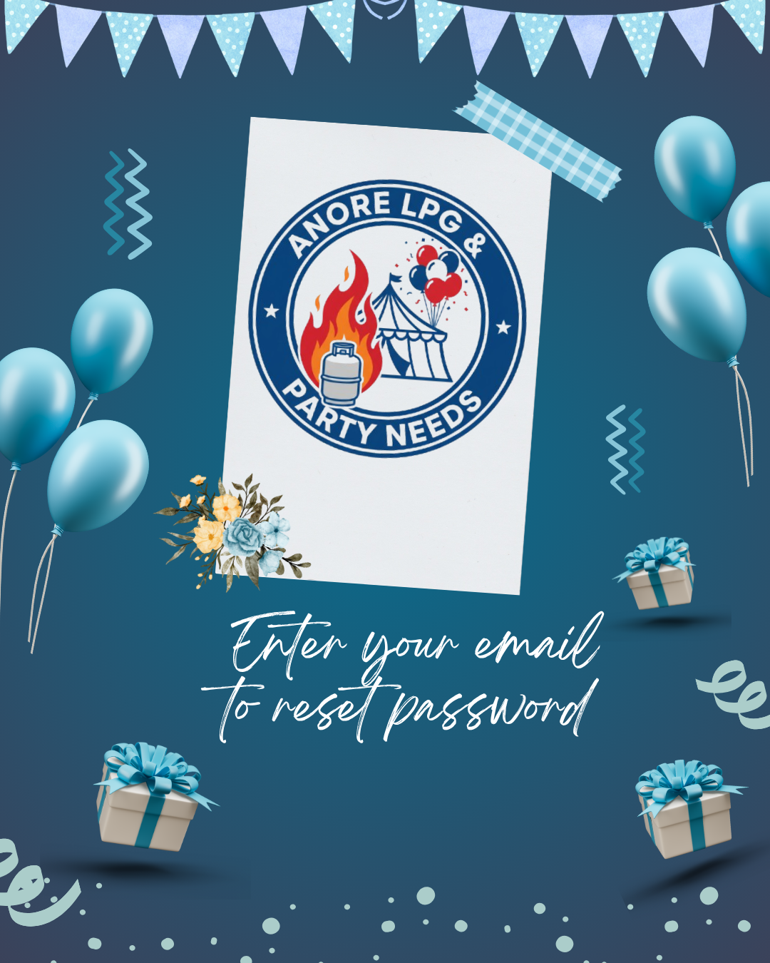 Forgot Password Banner